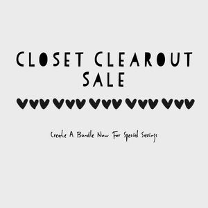 Closet clear out